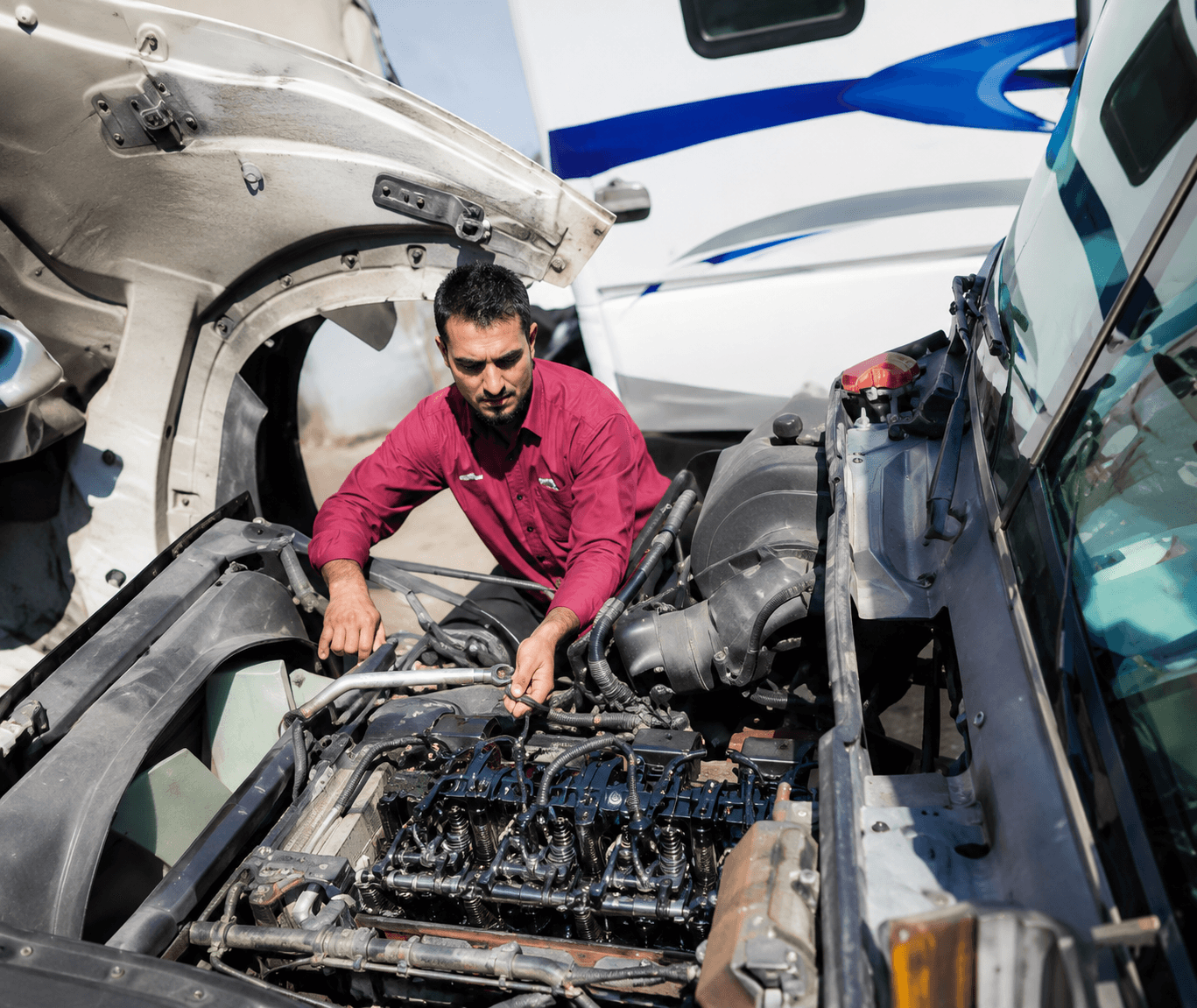 Commercial Diesel Oil & Filter Change Service